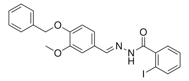 N'-(4-(BENZYLOXY)-3-METHOXYBENZYLIDENE)-2-IODOBENZOHYDRAZIDE AldrichCPR