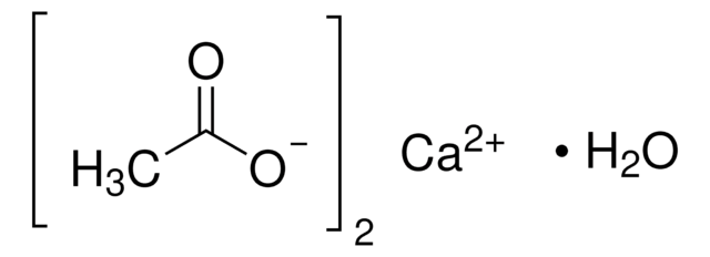 Calcium acetate monohydrate ACS reagent, &#8805;99.0%