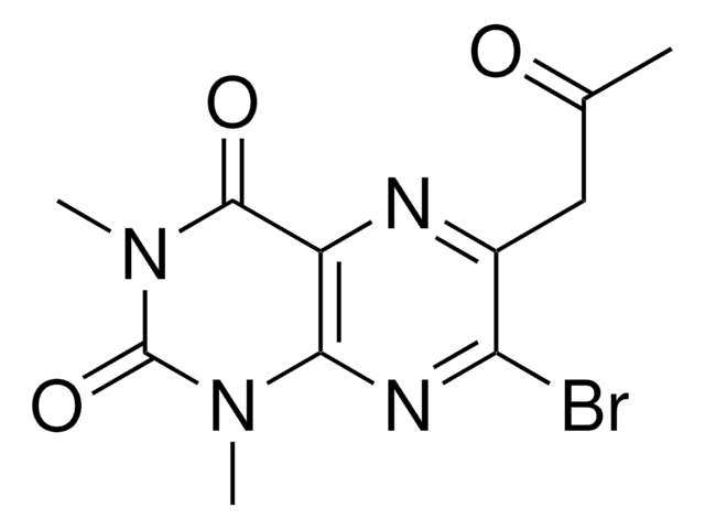 7-BROMO-1,3-DIMETHYL-6-(2-OXOPROPYL)-2,4(1H,3H)-PTERIDINEDIONE AldrichCPR