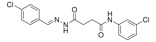 4-(2-(4-CHLOROBENZYLIDENE)HYDRAZINO)-N-(3-CHLOROPHENYL)-4-OXOBUTANAMIDE AldrichCPR