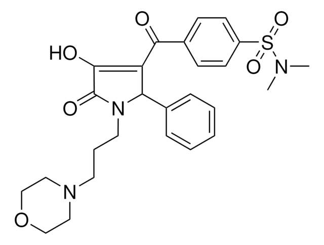 4-({4-HYDROXY-1-[3-(4-MORPHOLINYL)PROPYL]-5-OXO-2-PHENYL-2,5-DIHYDRO-1H-PYRROL-3-YL}CARBONYL)-N,N-DIMETHYLBENZENESULFONAMIDE AldrichCPR