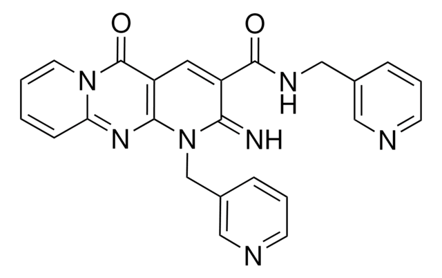 2-IMINO-5-OXO-N,1-BIS(3-PYRIDINYLMETHYL)-1,5-DIHYDRO-2H-DIPYRIDO[1,2-A:2,3-D]PYRIMIDINE-3-CARBOXAMIDE AldrichCPR