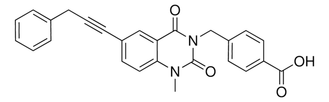 4-[(1-METHYL-2,4-DIOXO-6-(3-PHENYL-1-PROPYNYL)-1,4-DIHYDRO-3(2H)-QUINAZOLINYL)METHYL]BENZOIC ACID AldrichCPR