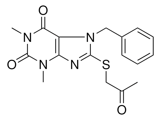 7-BENZYL-1,3-DIMETHYL-8-((2-OXOPROPYL)THIO)-3,7-DIHYDRO-1H-PURINE-2,6-DIONE AldrichCPR