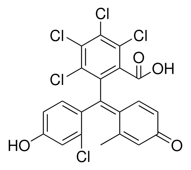 2,3,4,5-TETRACHLORO-6-[(E)-(2-CHLORO-4-HYDROXYPHENYL)(2-METHYL-4-OXO-2,5-CYCLOHEXADIEN-1-YLIDENE)METHYL]BENZOIC ACID AldrichCPR