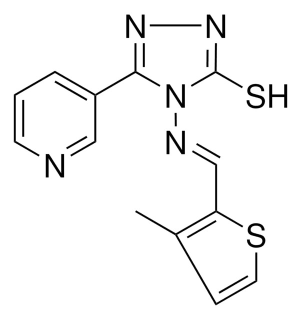 4-(((3-ME-2-THIENYL)METHYLENE)AMINO)-5-(3-PYRIDINYL)-4H-1,2,4-TRIAZOLE-3-THIOL AldrichCPR