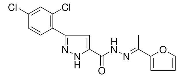 3-(2,4-DICHLOROPHENYL)-N'-(1-(2-FURYL)ETHYLIDENE)-1H-PYRAZOLE-5-CARBOHYDRAZIDE AldrichCPR
