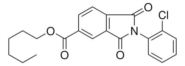 2-(2-CL-PHENYL)-1,3-DIOXO-2,3-DIHYDRO-1H-ISOINDOLE-5-CARBOXYLIC ACID HEXYL ESTER AldrichCPR
