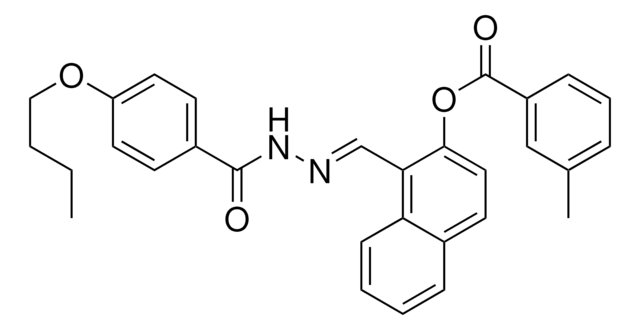 1-(2-(4-BUTOXYBENZOYL)CARBOHYDRAZONOYL)-2-NAPHTHYL 3-METHYLBENZOATE AldrichCPR
