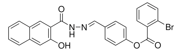 4-(2-(3-HYDROXY-2-NAPHTHOYL)CARBOHYDRAZONOYL)PHENYL 2-BROMOBENZOATE AldrichCPR