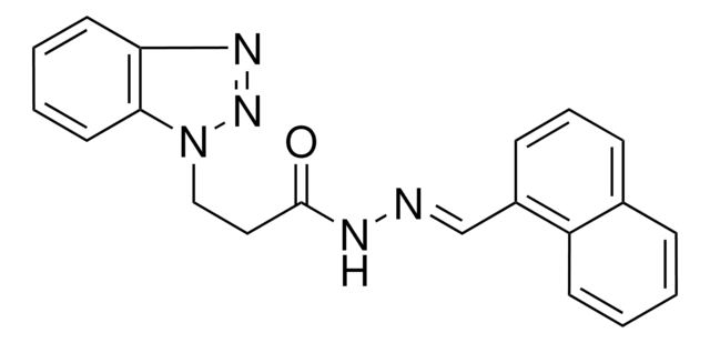 3-(1H-1,2,3-BENZOTRIAZOL-1-YL)-N'-(1-NAPHTHYLMETHYLENE)PROPANOHYDRAZIDE AldrichCPR
