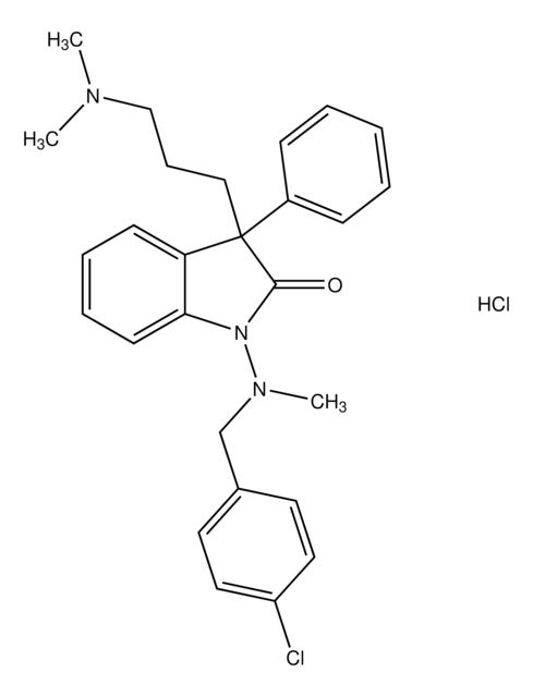 1-[(4-chlorobenzyl)(methyl)amino]-3-[3-(dimethylamino)propyl]-3-phenyl-1,3-dihydro-2H-indol-2-one hydrochloride AldrichCPR
