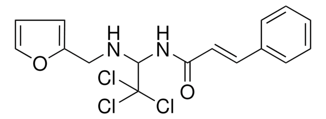 3-PHENYL-N-(2,2,2-TRICHLORO-1-((FURAN-2-YLMETHYL)-AMINO)-ETHYL)-ACRYLAMIDE AldrichCPR