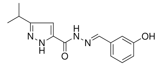 N'-(3-HYDROXYBENZYLIDENE)-3-ISOPROPYL-1H-PYRAZOLE-5-CARBOHYDRAZIDE AldrichCPR