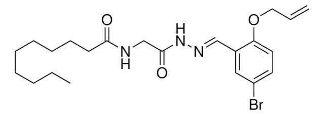 N-(2-(2-(2-(ALLYLOXY)-5-BROMOBENZYLIDENE)HYDRAZINO)-2-OXOETHYL)DECANAMIDE AldrichCPR