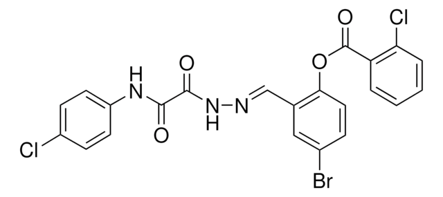 4-BR-2-(2-((4-CHLOROANILINO)(OXO)ACETYL)CARBOHYDRAZONOYL)PHENYL 2-CHLOROBENZOATE AldrichCPR