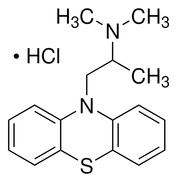 异丙嗪标准液 盐酸盐 溶液 1.0&#160;mg/mL (1% 1 M HCl in Methanol (as free base)), ampule of 1&#160;mL, certified reference material, Cerilliant&#174;