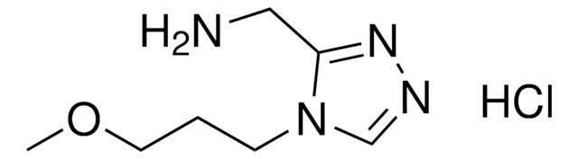 (4-(3-Methoxypropyl)-4H-1,2,4-triazol-3-yl)methanamine hydrochloride AldrichCPR