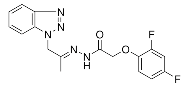 N'-[(E)-2-(1H-1,2,3-BENZOTRIAZOL-1-YL)-1-METHYLETHYLIDENE]-2-(2,4-DIFLUOROPHENOXY)ACETOHYDRAZIDE AldrichCPR