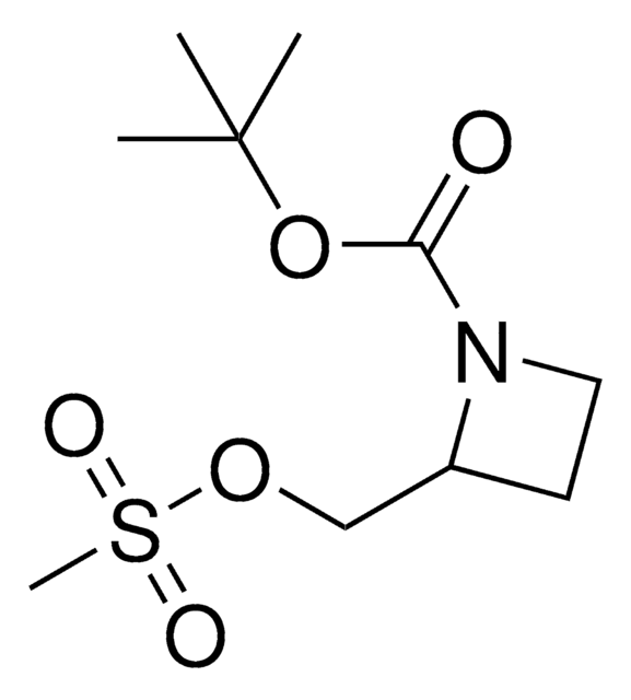 tert-Butyl 2-(((methylsulfonyl)oxy)methyl)azetidine-1-carboxylate AldrichCPR