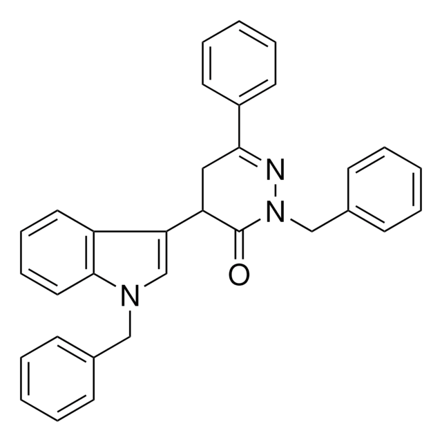 2-BENZYL-4-(1-BENZYL-1H-INDOL-3-YL)-6-PHENYL-4,5-DIHYDRO-2H-PYRIDAZIN-3-ONE AldrichCPR
