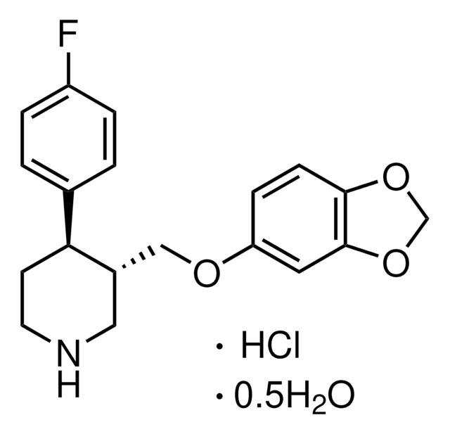 帕罗西汀 盐酸盐 半水合物 &#8805;98% (HPLC), powder
