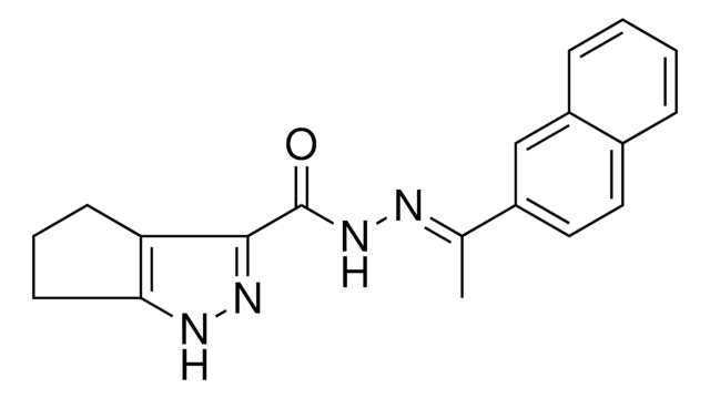 N'-[(E)-1-(2-NAPHTHYL)ETHYLIDENE]-1,4,5,6-TETRAHYDROCYCLOPENTA[C]PYRAZOLE-3-CARBOHYDRAZIDE AldrichCPR