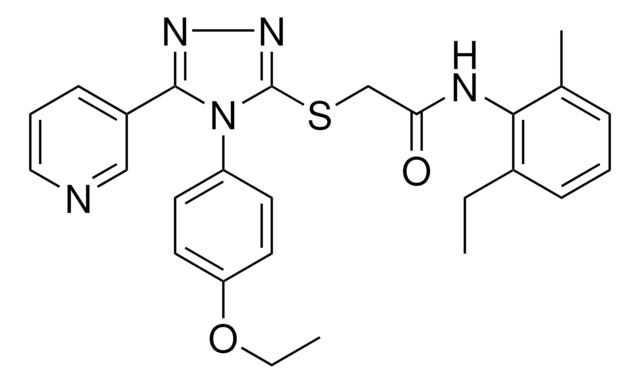 2-{[4-(4-ETHOXYPHENYL)-5-(3-PYRIDINYL)-4H-1,2,4-TRIAZOL-3-YL]SULFANYL}-N-(2-ETHYL-6-METHYLPHENYL)ACETAMIDE AldrichCPR