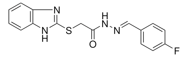 2-(1H-BENZOIMIDAZOL-2-YLSULFANYL)-ACETIC ACID (4-FLUORO-BENZYLIDENE)-HYDRAZIDE AldrichCPR