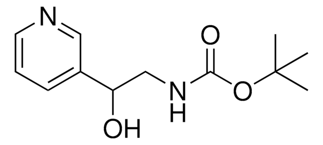 tert-Butyl 2-hydroxy-2-(3-pyridinyl)ethylcarbamate AldrichCPR