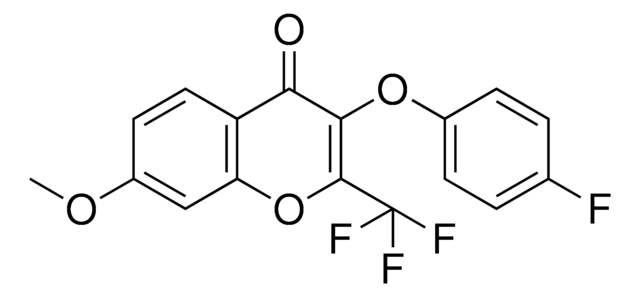 3-(4-FLUOROPHENOXY)-7-METHOXY-2-(TRIFLUOROMETHYL)-4H-CHROMEN-4-ONE AldrichCPR