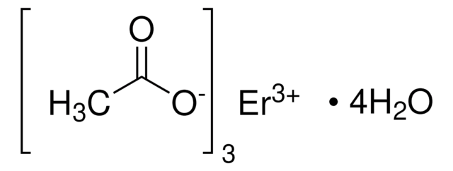 醋酸铒 (III) 水合物 99.9% trace metals basis