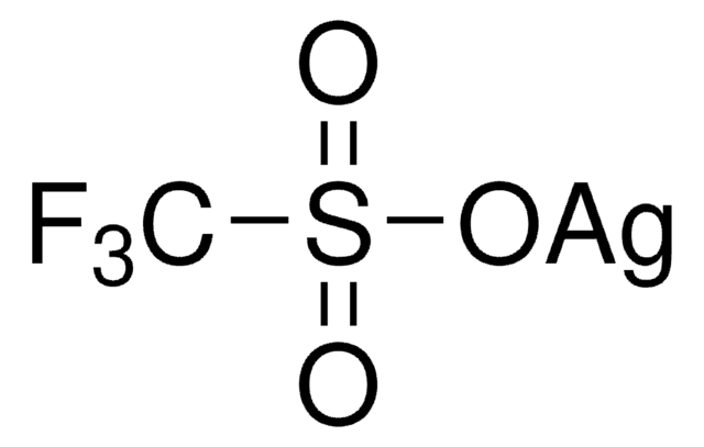Silver trifluoromethanesulfonate &#8805;99.95% trace metals basis