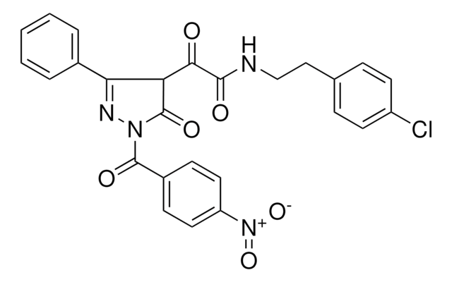 N-[2-(4-CHLOROPHENYL)ETHYL]-2-[1-(4-NITROBENZOYL)-5-OXO-3-PHENYL-4,5-DIHYDRO-1H-PYRAZOL-4-YL]-2-OXOACETAMIDE AldrichCPR