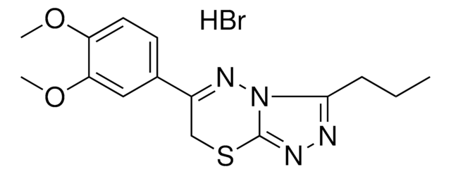 6-(3,4-DIMETHOXYPHENYL)-3-PR-7H-(1,2,4)TRIAZOLO(3,4-B)(1,3,4)THIADIAZINE HBR AldrichCPR