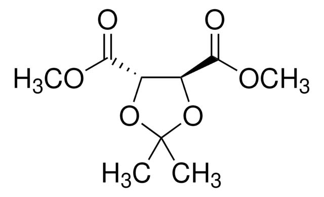 (+)-二甲基 2,3-O-异亚丙基-D-酒石酸酯 98%