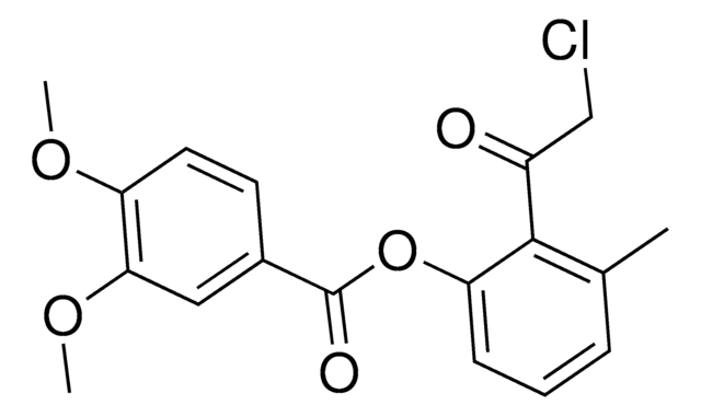 2-(chloroacetyl)-3-methylphenyl 3,4-dimethoxybenzoate AldrichCPR