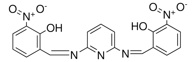 2-{(Z)-[(6-{[(Z)-(2-HYDROXY-3-NITROPHENYL)METHYLIDENE]AMINO}-2-PYRIDINYL)IMINO]METHYL}-6-NITROPHENOL AldrichCPR