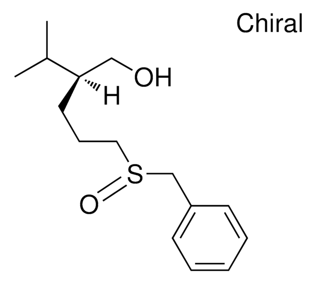 (2S)-5-(BENZYLSULFINYL)-2-ISOPROPYL-1-PENTANOL AldrichCPR