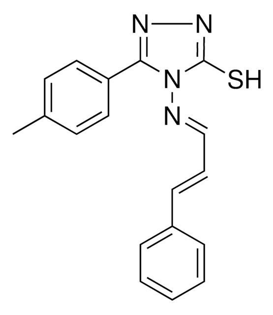5-(4-METHYLPHENYL)-4-((3-PHENYL-2-PROPENYLIDENE)AMINO)-4H-1,2,4-TRIAZOLE-3-THIOL AldrichCPR