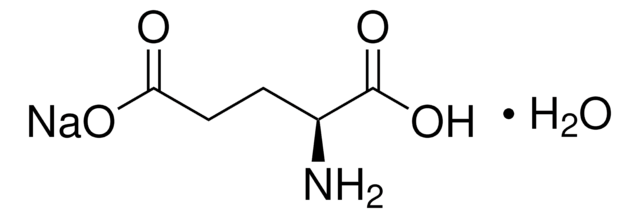L-Glutamic acid monosodium salt monohydrate &#8805;98.0% (NT)
