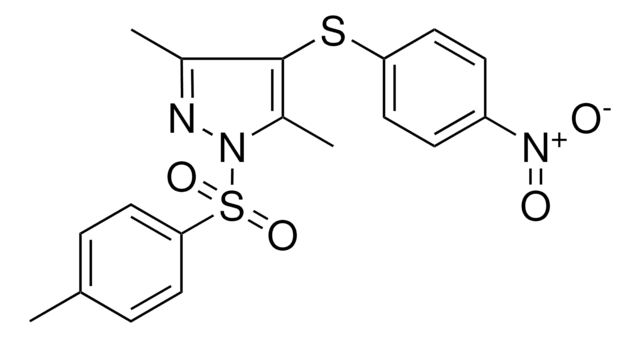 3,5-DIMETHYL-4-(4-NITRO-PHENYLSULFANYL)-1-(TOLUENE-4-SULFONYL)-1H-PYRAZOLE AldrichCPR
