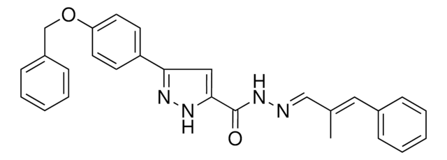 3-(4-(BENZYLOXY)PH)-N'-(2-ME-3-PH-2-PROPENYLIDENE)-1H-PYRAZOLE-5-CARBOHYDRAZIDE AldrichCPR