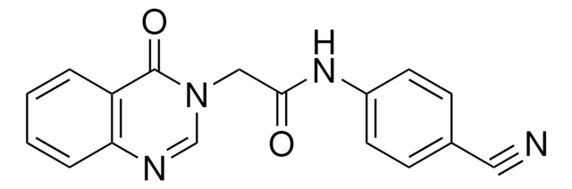 N-(4-CYANOPHENYL)-2-(4-OXO-3(4H)-QUINAZOLINYL)ACETAMIDE AldrichCPR