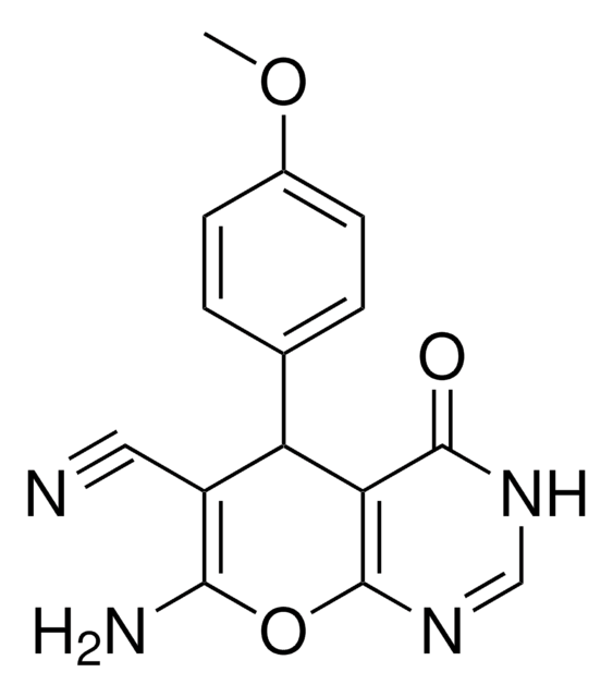 7-AMINO-5-(4-MEO-PH)-4-OXO-3,5-DIHYDRO-4H-PYRANO(2,3-D)PYRIMIDINE-6-CARBONITRILE AldrichCPR