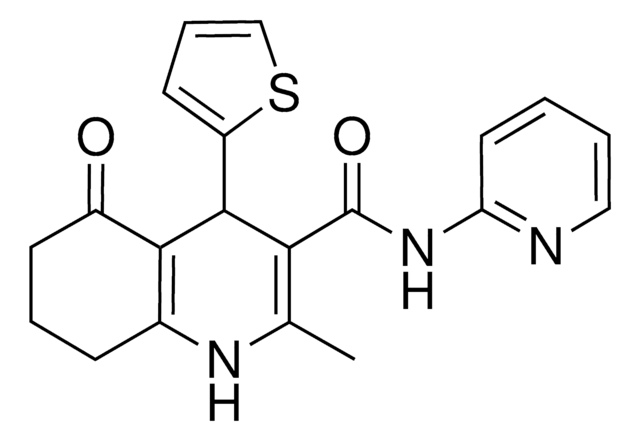 2-METHYL-5-OXO-N-(2-PYRIDINYL)-4-(2-THIENYL)-1,4,5,6,7,8-HEXAHYDRO-3-QUINOLINECARBOXAMIDE AldrichCPR