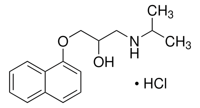 （±）-普萘洛尔 盐酸盐 &#8805;99% (TLC), powder