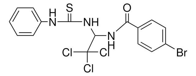 4-BROMO-N-(2,2,2-TRICHLORO-1-(3-PHENYL-THIOUREIDO)-ETHYL)-BENZAMIDE AldrichCPR