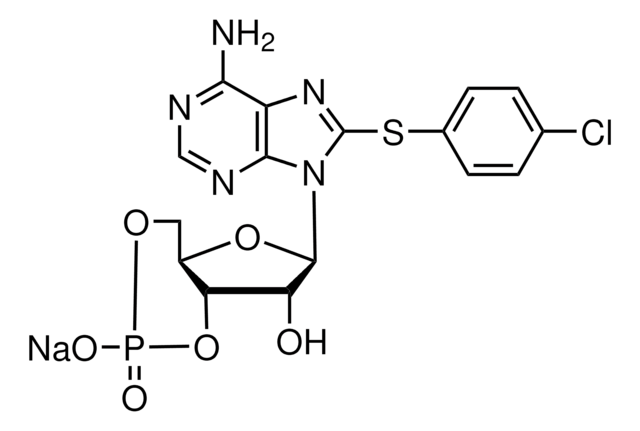 8-(4-氯苯硫基）-鸟苷 3&#8242;,5&#8242;-环单磷酸 钠盐 &#8805;97.0% (HPLC), powder
