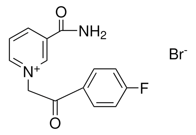3-CARBAMOYL-1-(2-(4-FLUORO-PHENYL)-2-OXO-ETHYL)-PYRIDINIUM, BROMIDE AldrichCPR